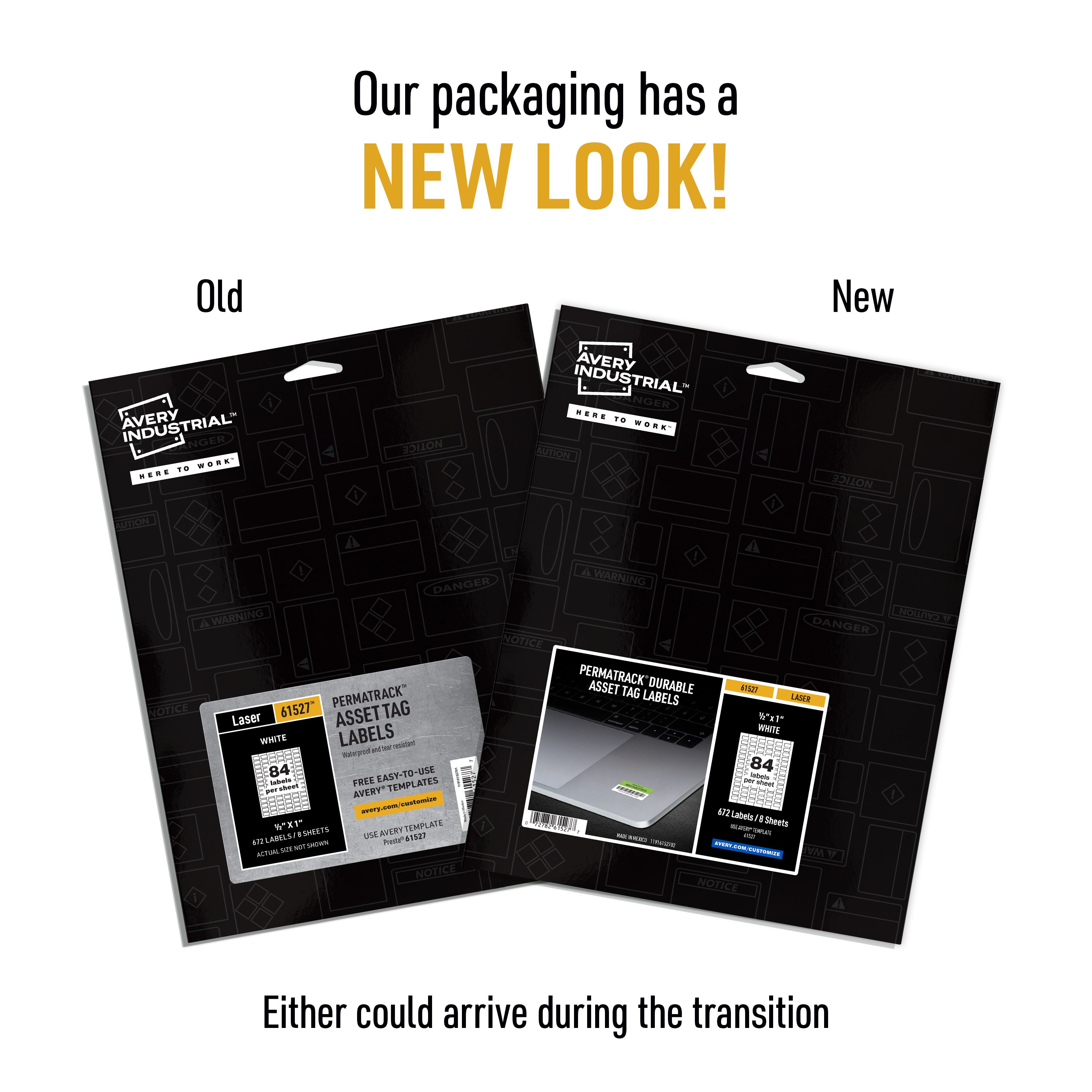 Avery® PermaTrack® White Asset Tag Labels 61527 | Avery | Avery